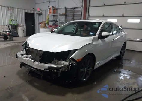 2020 Honda Civic Ex-L from USA, damaged, VIN 19XFC1F74LE008724